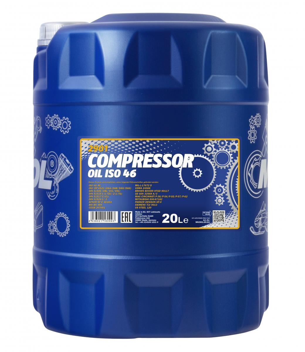 MANNOL Kompressor-Öl MN2901-20 MANNOL Kompressor-Öl MN2901-20 von MANNOL