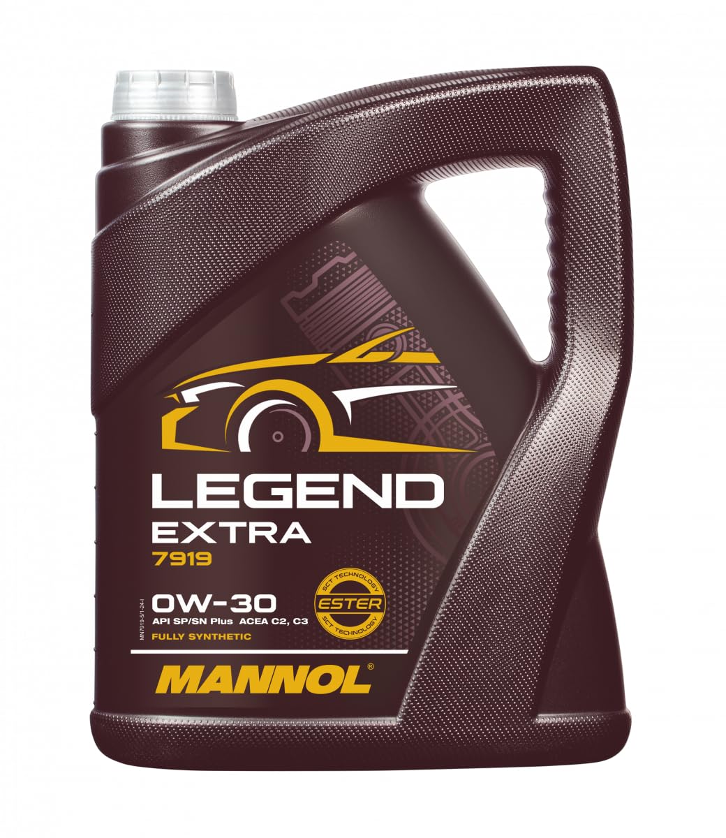 Mannol 7919 LEGEND EXTRA (API SP/SN Plus) (ACEA C2, C3) 0W-30 Motoröl , 5 L von MANNOL