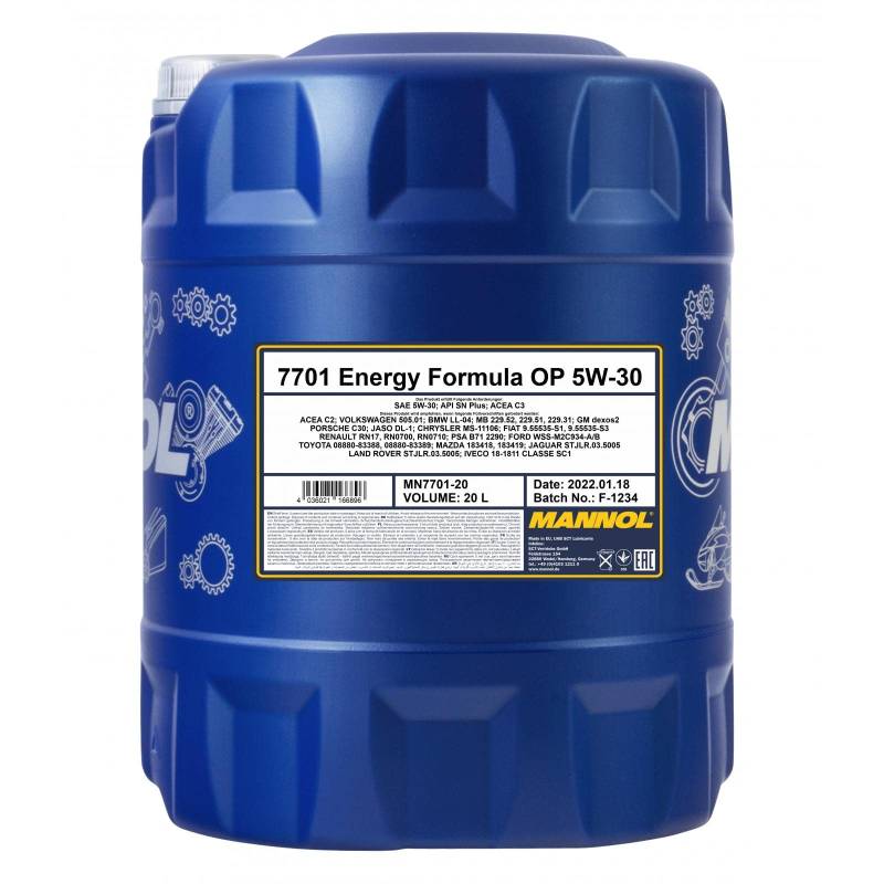 MANNOL 7701 Energy Formula OP 5W-30 20 L von MANNOL