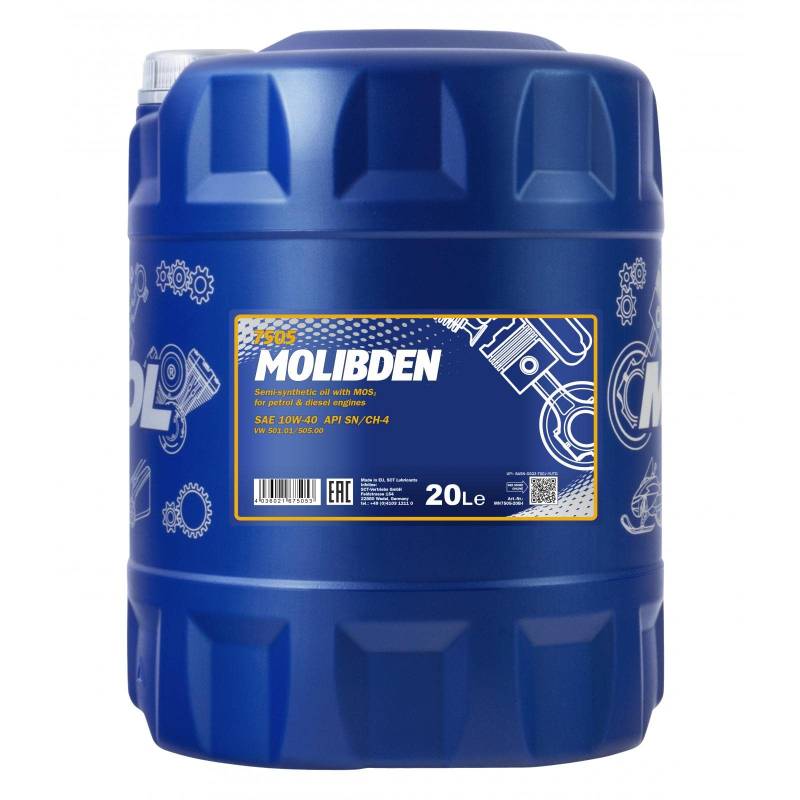 MANNOL Molibden 10W-40 7505 20 L von MANNOL