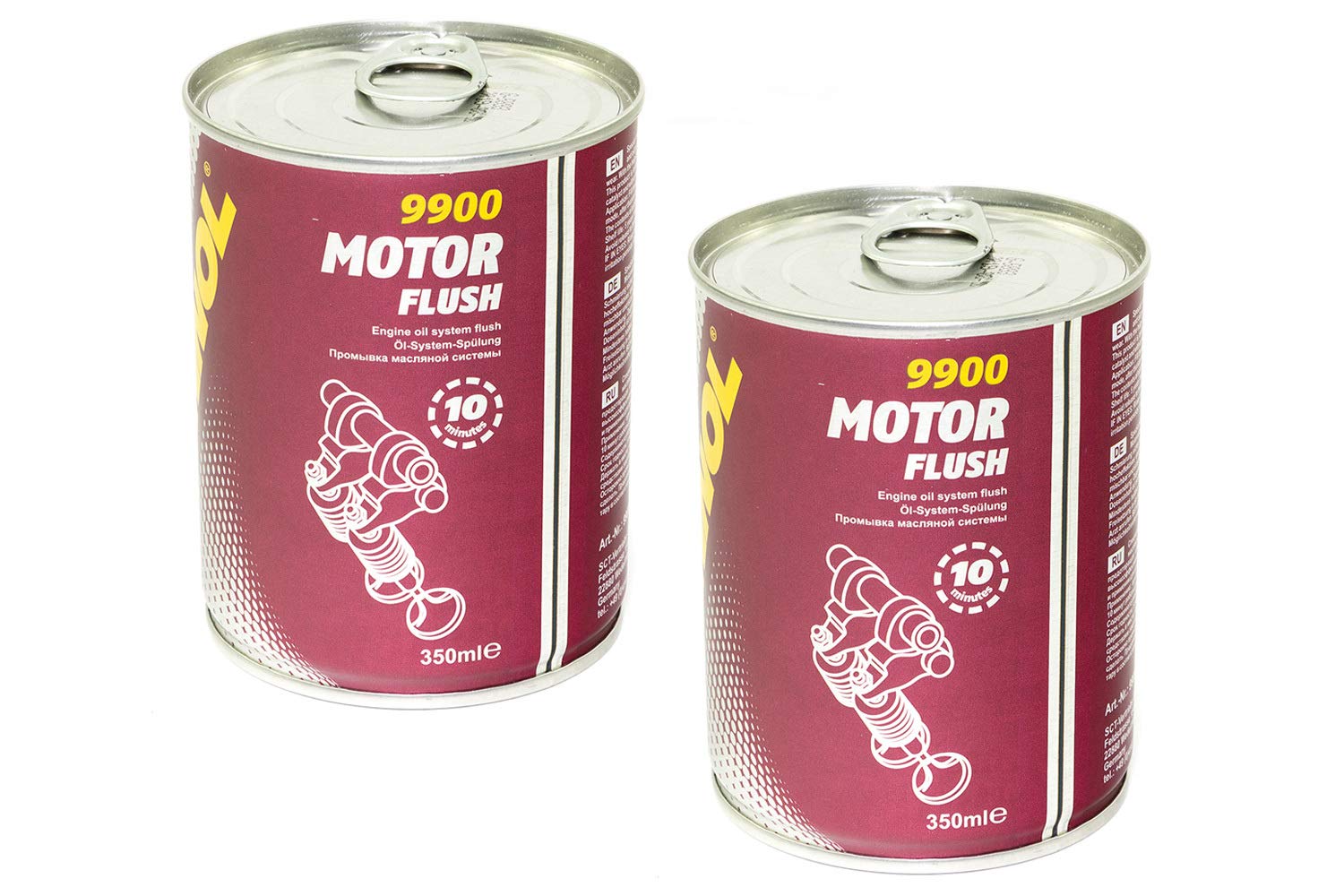 MANNOL Motor Flush Reiniger 2 Stück á 350 ml für Kraftfahrzeuge von MANNOL