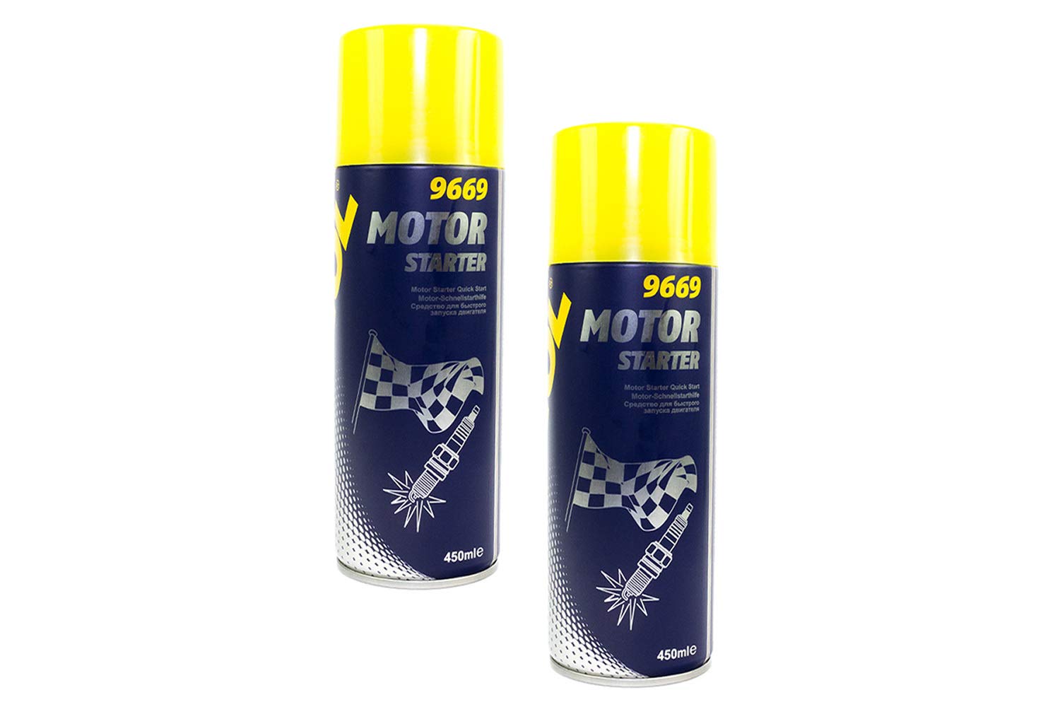 MANNOL Motor Starter Starthilfe Spray 2 Stück á 450 ml von MANNOL