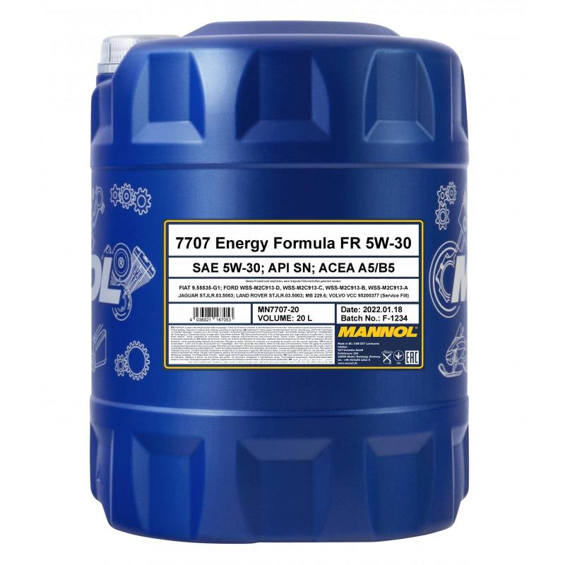 MANNOL 7707 Energy Formula FR 5W-30 20 L von MANNOL