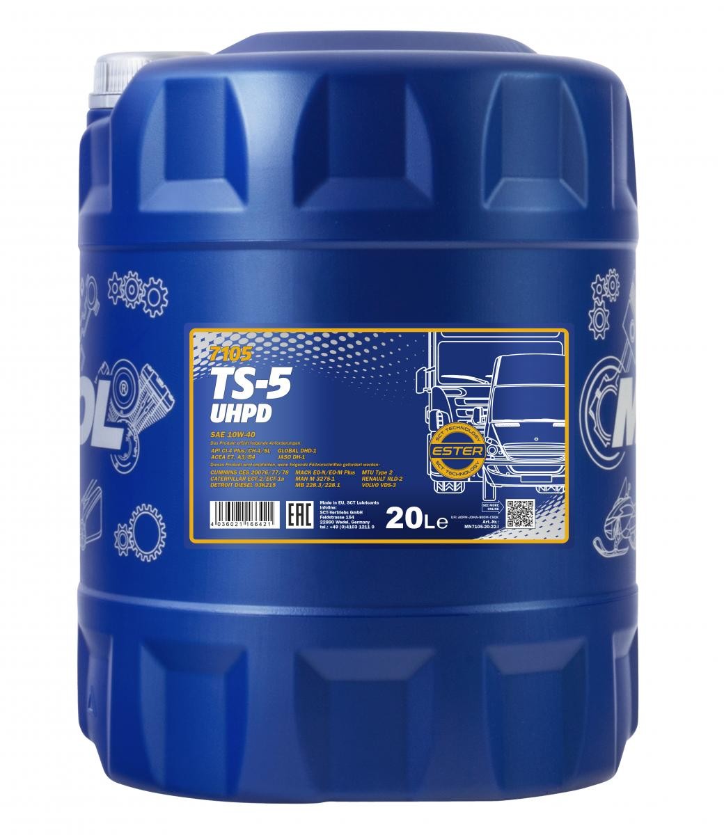 MANNOL Motoröl MERCEDES-BENZ,VOLVO,SMART MN7105-20 Motorenöl,Öl,Öl für Motor MANNOL Motoröl MERCEDES-BENZ,VOLVO,SMART MN7105-20 Motorenöl,Öl,Öl für Motor von MANNOL