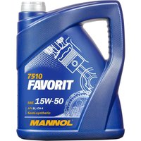 MANNOL Motoröl 15W-50, Inhalt: 5l, Teilsynthetiköl MN7510-5 von MANNOL