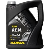 MANNOL Motoröl 5W-30, Inhalt: 5l, Synthetiköl MN7707-5 von MANNOL