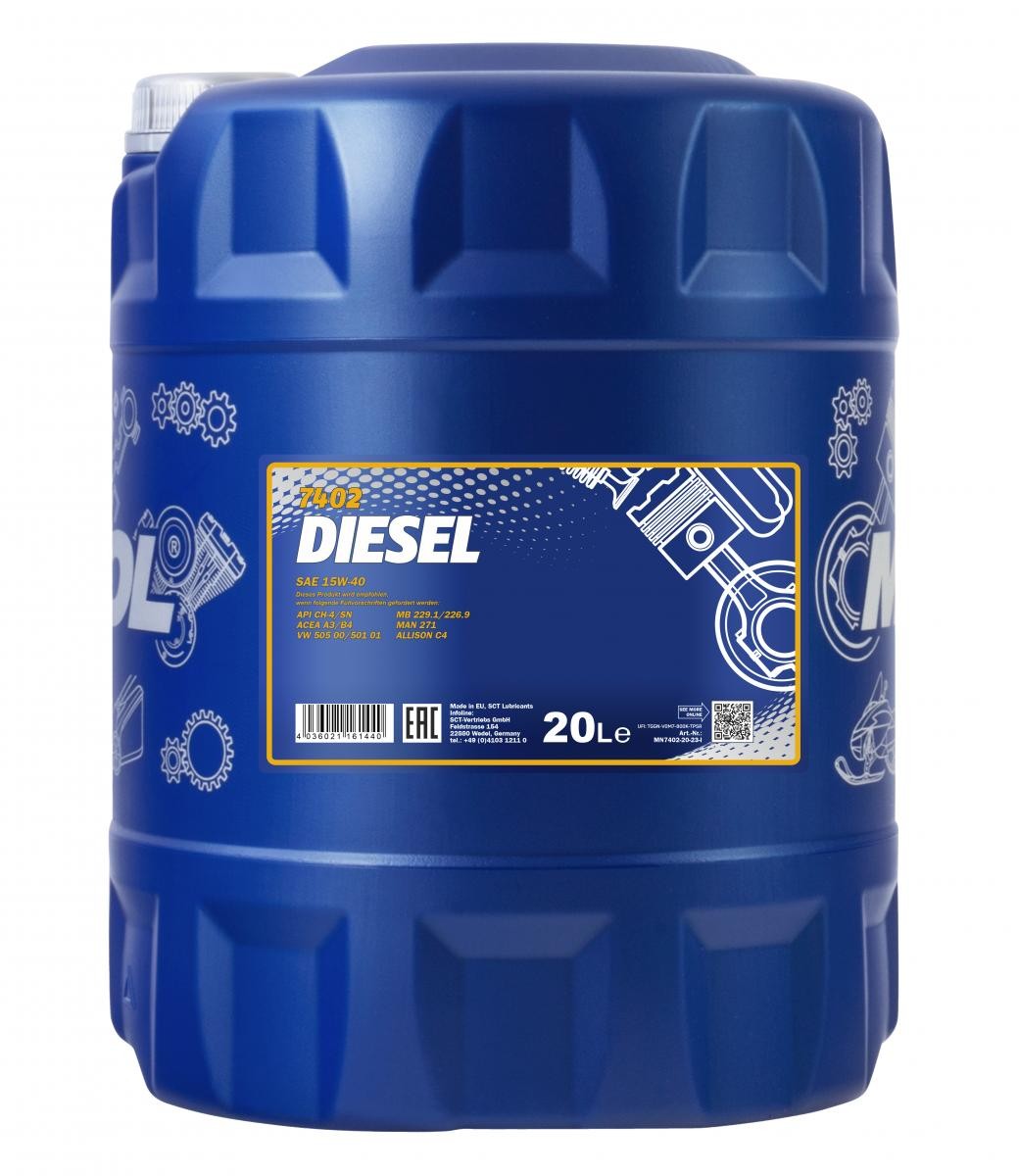 MANNOL Motoröl VW,MERCEDES-BENZ,AUDI MN7402-20 Motorenöl,Öl,Öl für Motor MANNOL Motoröl VW,MERCEDES-BENZ,AUDI MN7402-20 Motorenöl,Öl,Öl für Motor von MANNOL