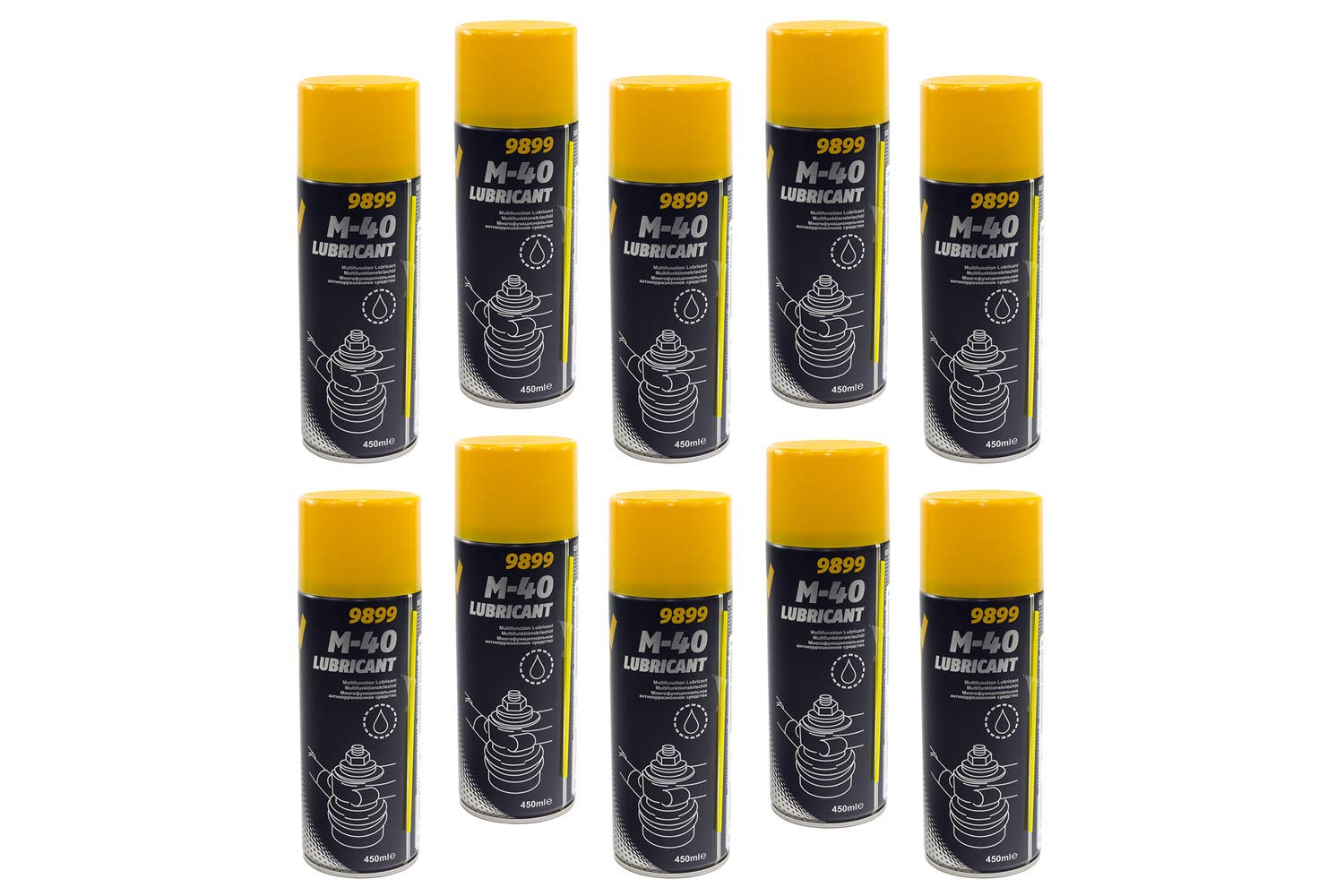MANNOL Multifunktionskreichöl Universalöl Rostlöser M-40 10 Stück á 400 ml MANNOL Multifunktionskreichöl Universalöl Rostlöser M-40 10 Stück á 400 ml von MANNOL