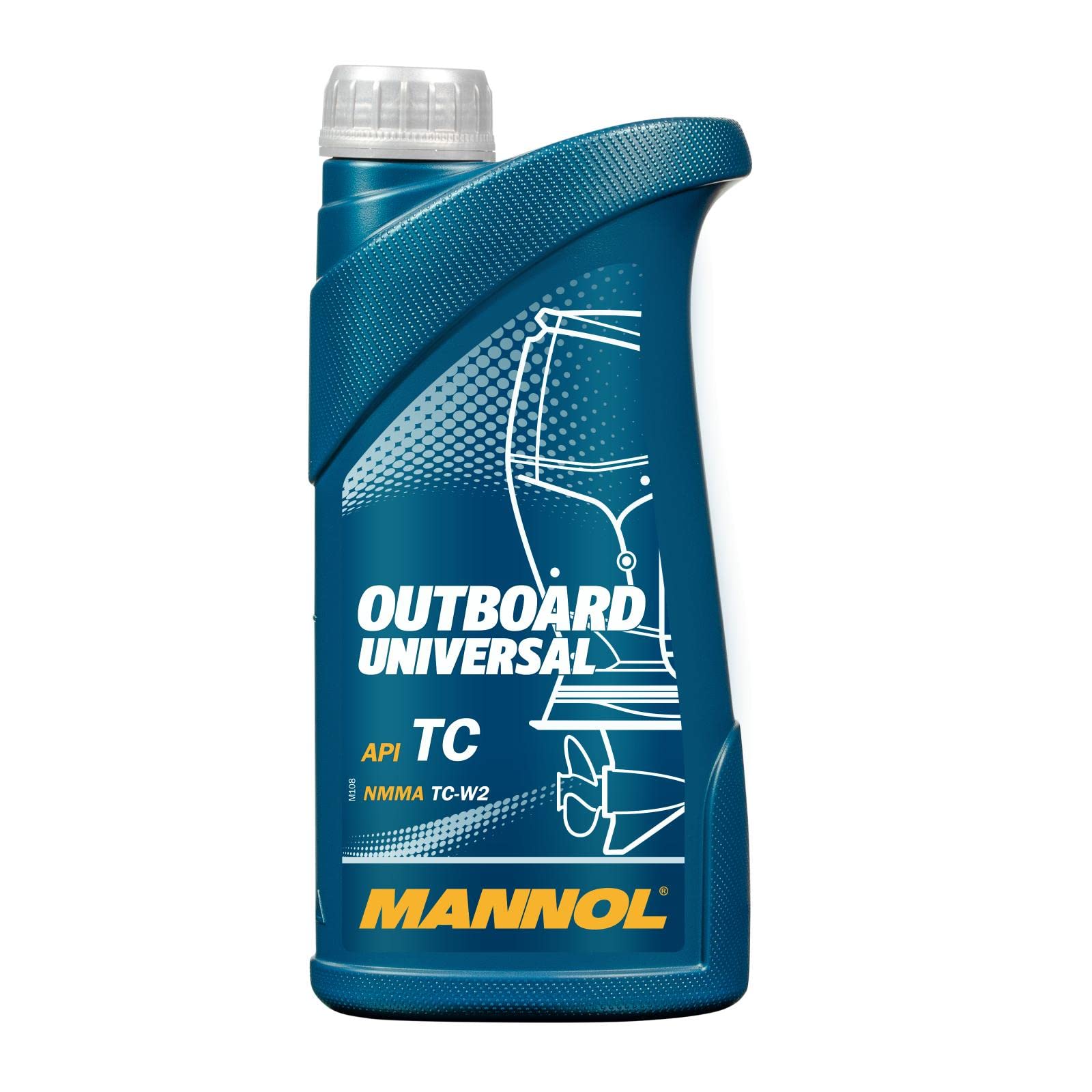 1 Liter Orignal MANNOL Motoröl Outboard Universal API TC Engine Oil Öl von MANNOL