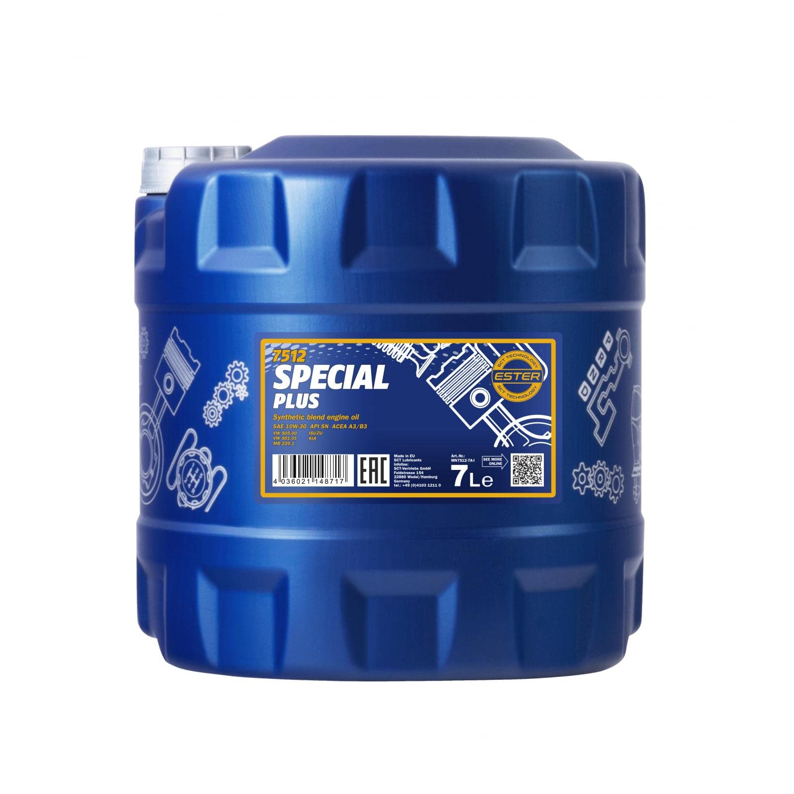 MANNOL 7512 Special Plus 10W-30 7 L MANNOL 7512 Special Plus 10W-30 7 L von MANNOL