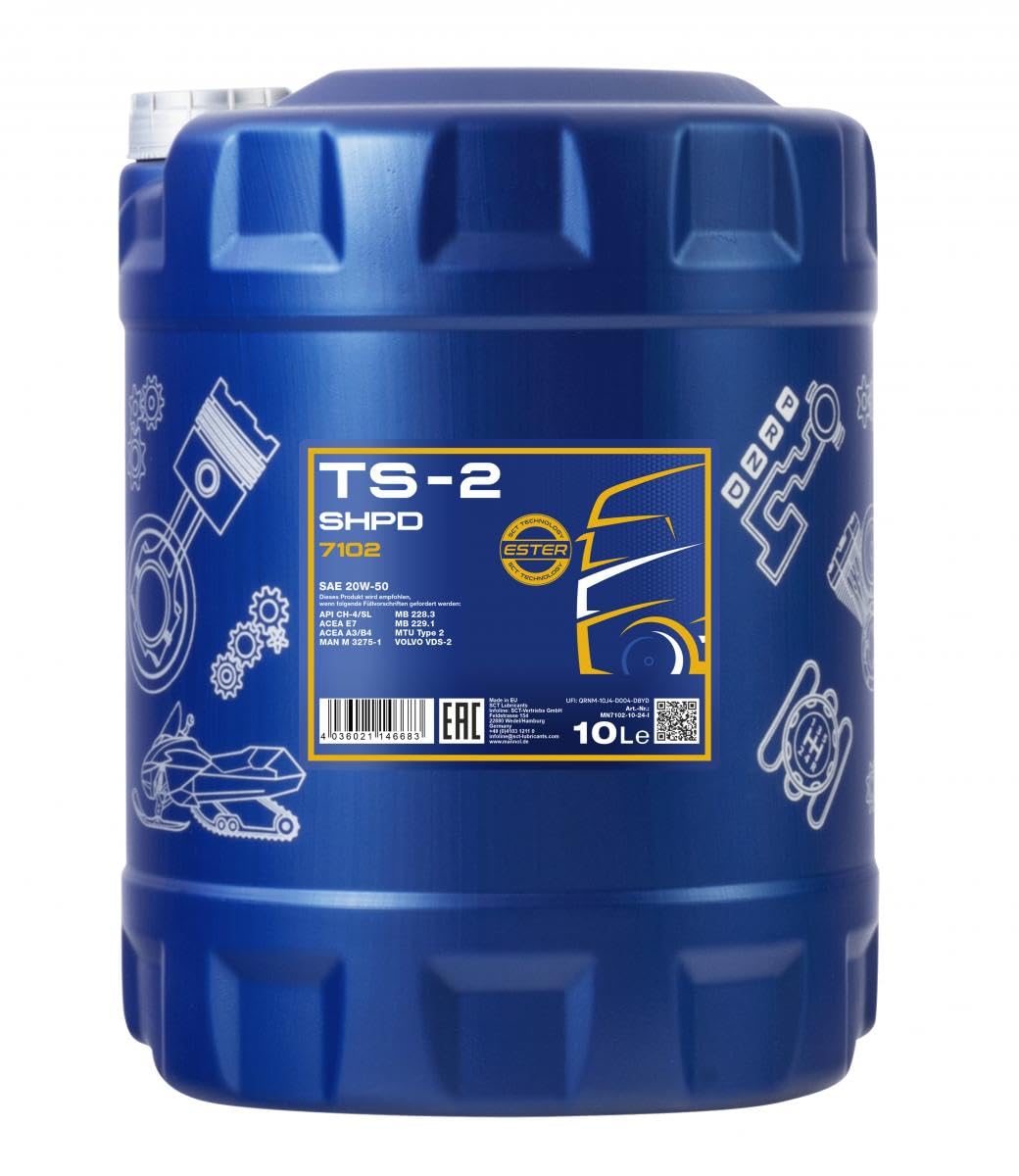 MANNOL TS-2 SHPD 20W-50 10 L MANNOL TS-2 SHPD 20W-50 10 L von MANNOL