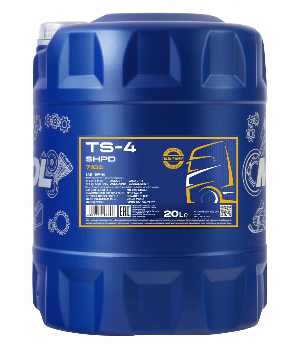 MANNOL TS-4 SHPD 15W-40 Extra 20 L von MANNOL