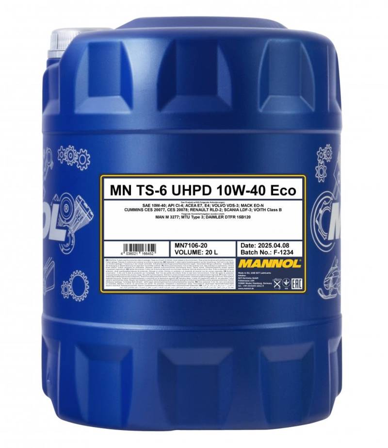 MANNOL TS-6 UHPD 10W-40 Eco 20 L von MANNOL