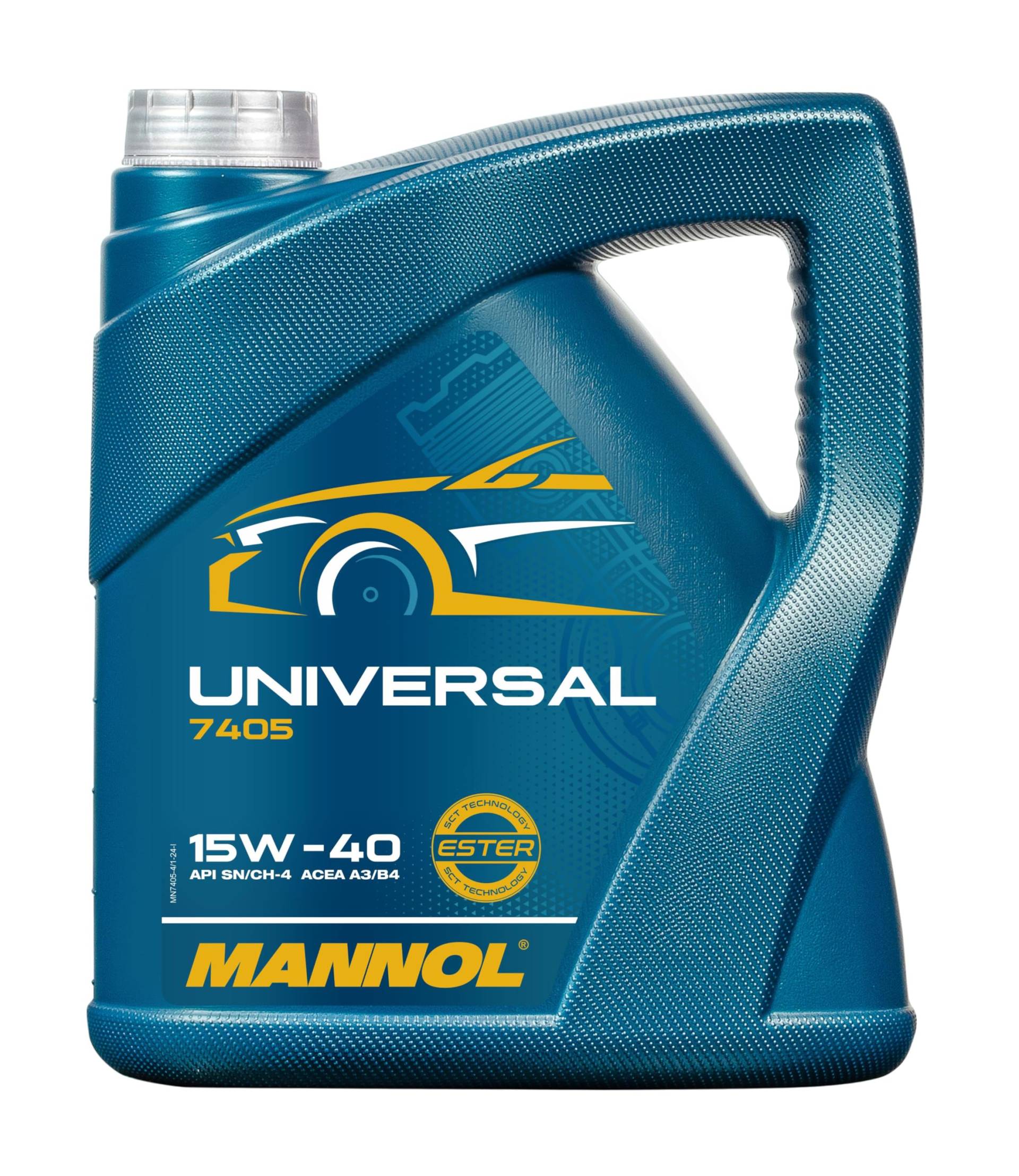 MANNOL Universal 15W-40 API SG/CD Motorenöl, 4 Liter von MANNOL