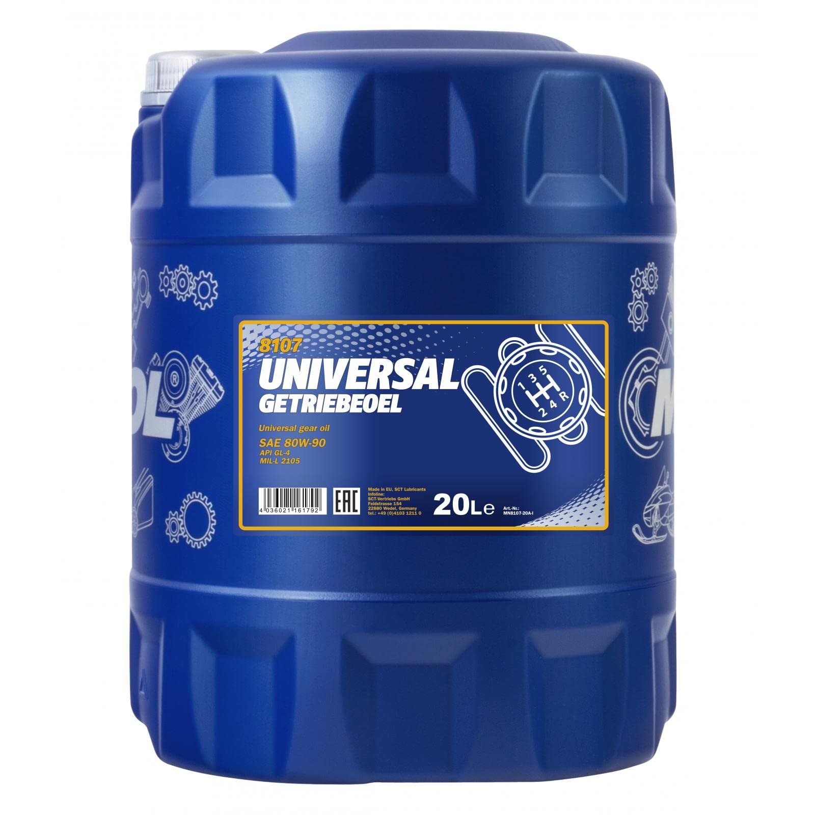 MANNOL Universal 80W-90 GL-4 20 L MANNOL Universal 80W-90 GL-4 20 L von MANNOL