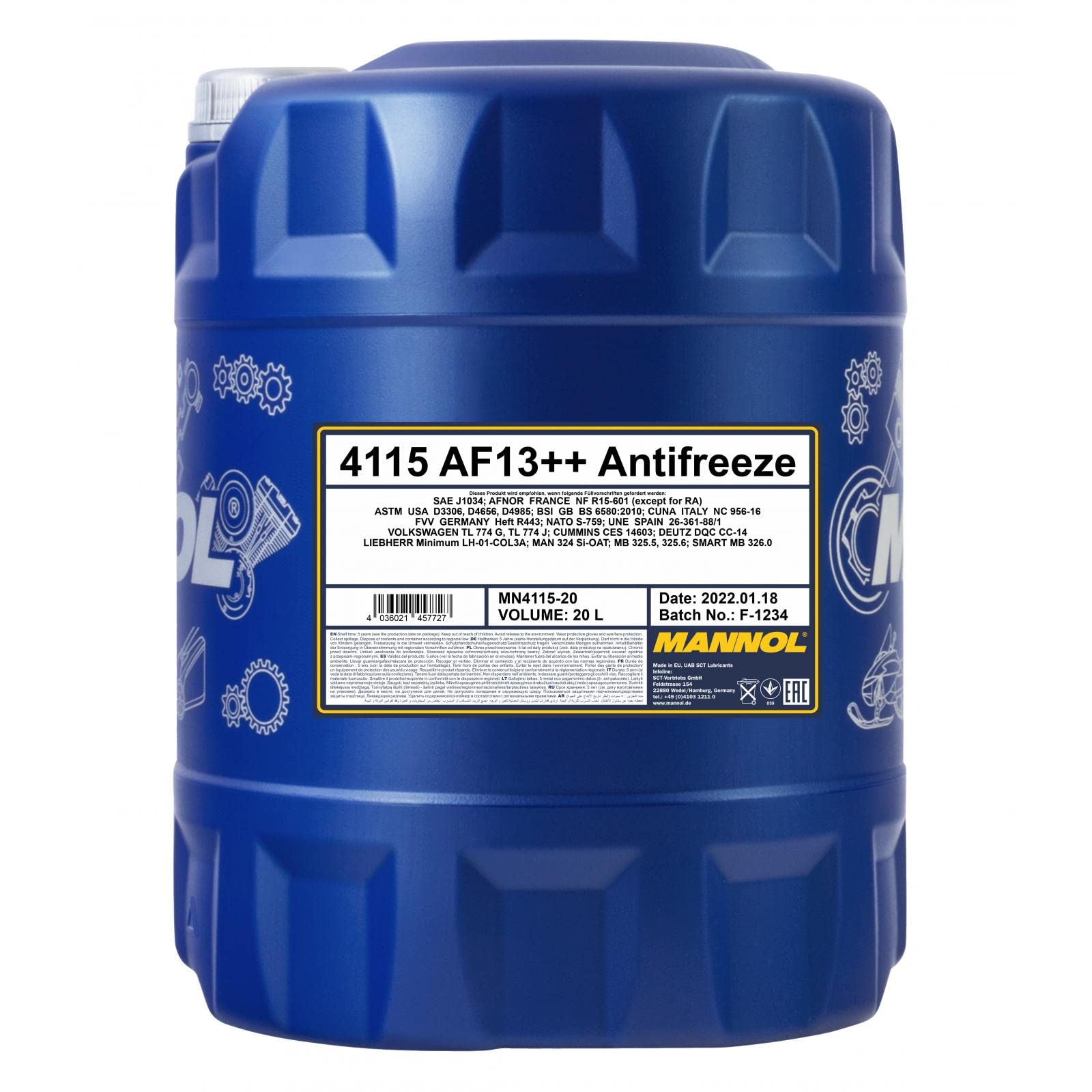 MN AF13++ Antifreeze 20 Liter von MANNOL