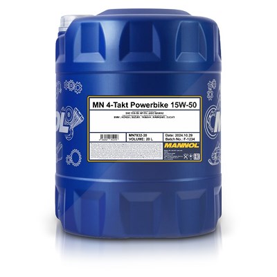 Mannol 20 L 4-TAKT Powerbike 15W-50 [Hersteller-Nr. MN7832-20] von MANNOL