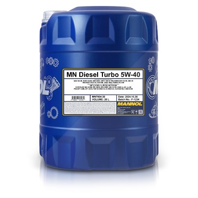 Mannol 20 L Diesel Turbo 5W-40 [Hersteller-Nr. MN7904-20] von MANNOL