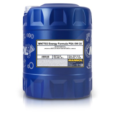 Mannol 20 L Energy Formula PSA 5W-30 [Hersteller-Nr. MN7703-20] von MANNOL