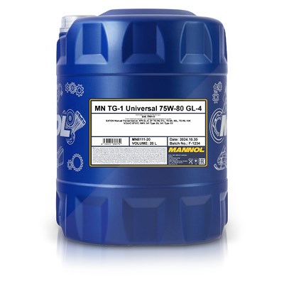 Mannol 20 L TG-1 Universal GL-4 75W-80 [Hersteller-Nr. MN8111-20] von MANNOL