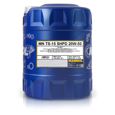 Mannol 20 L TS-15 SHPD 20W-50 [Hersteller-Nr. MN7115-20] von MANNOL