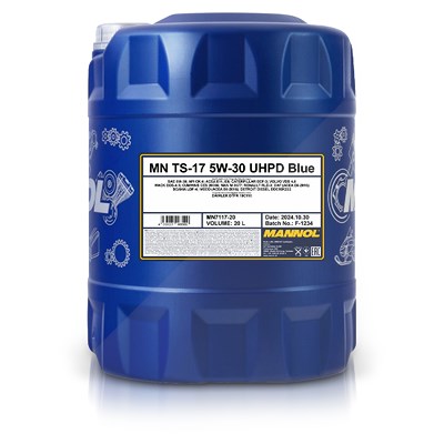 Mannol 20 L TS-17 UHPD 5W-30 Blue [Hersteller-Nr. MN7117-20] von MANNOL