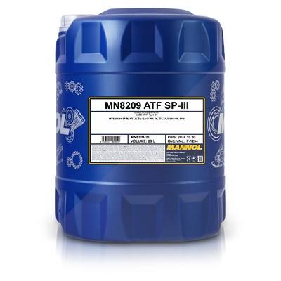 Mannol 20 L for Korean cars ATF SP-III [Hersteller-Nr. MN8209-20] von MANNOL