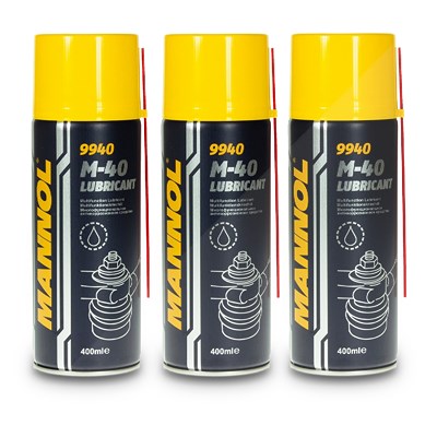 Mannol 3x 400 ml M-40 Lubricant Multifunktionsspray [Hersteller-Nr. 9940] von MANNOL