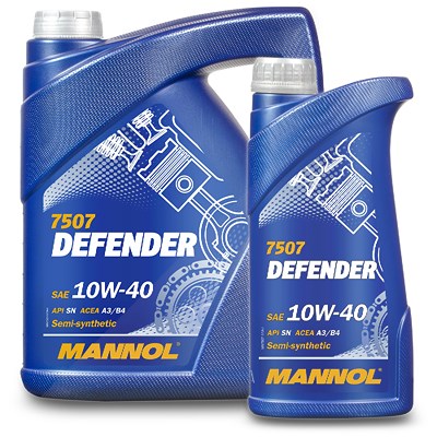 Mannol 6 L Defender 10W-40 Motoröl [Hersteller-Nr. MN7507-5] von MANNOL