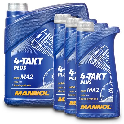 Mannol 7 L 4-Takt Plus Motoröl [Hersteller-Nr. MN7202-4] von MANNOL