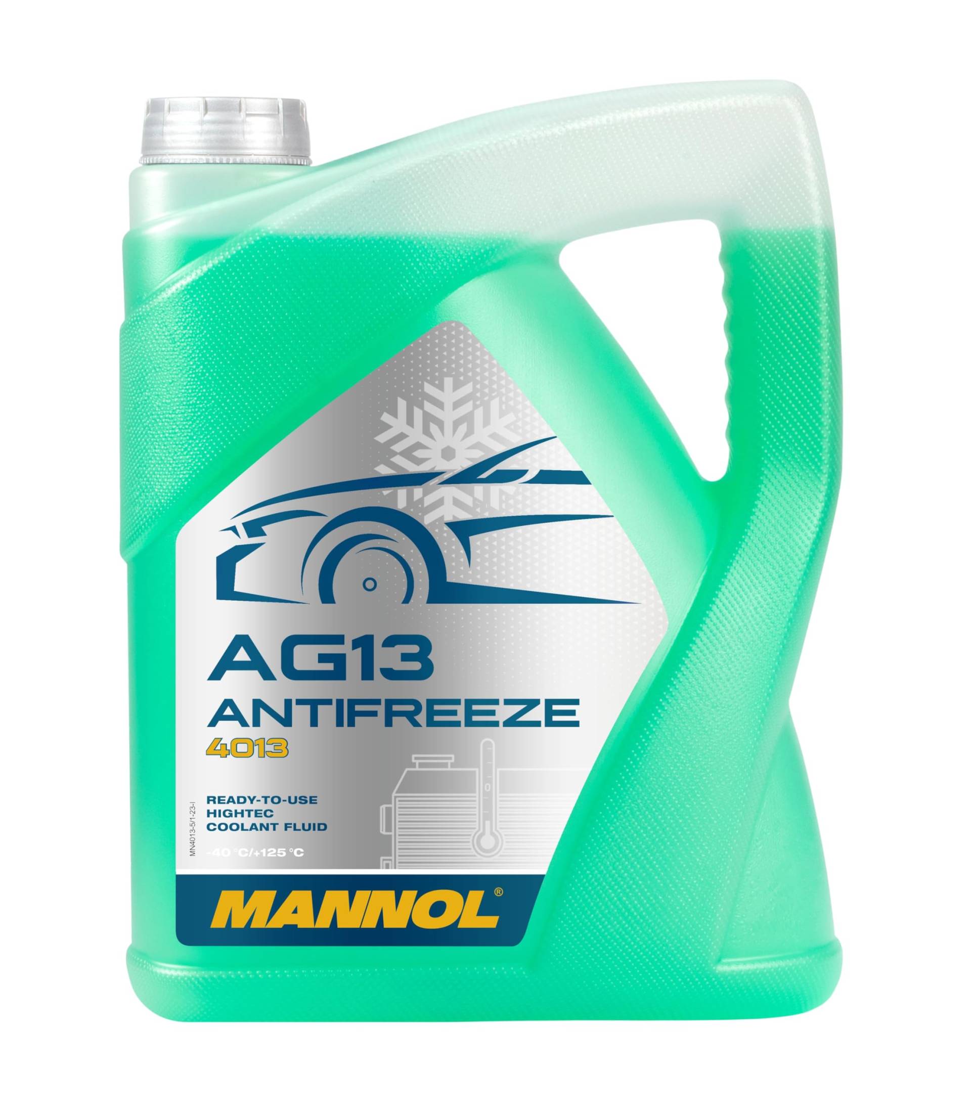 MANNOL Antifreeze AG13-40 Kühlerfrostschutz Kühlmittel, 5 Liter von MANNOL