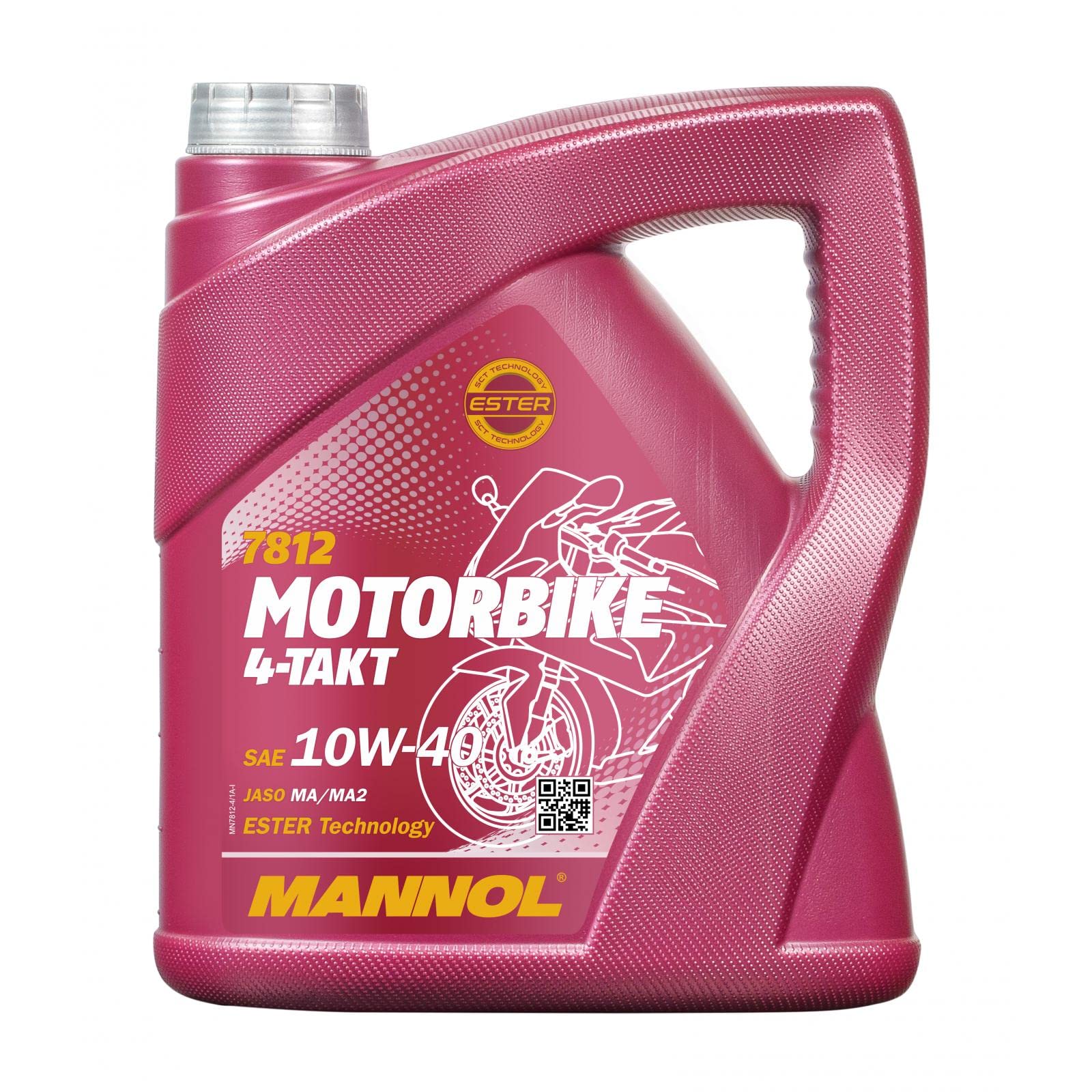 Motorbike 4-Takt Motorenöl SAE 10W-40 MANNOL API SL 4 Liter von MANNOL