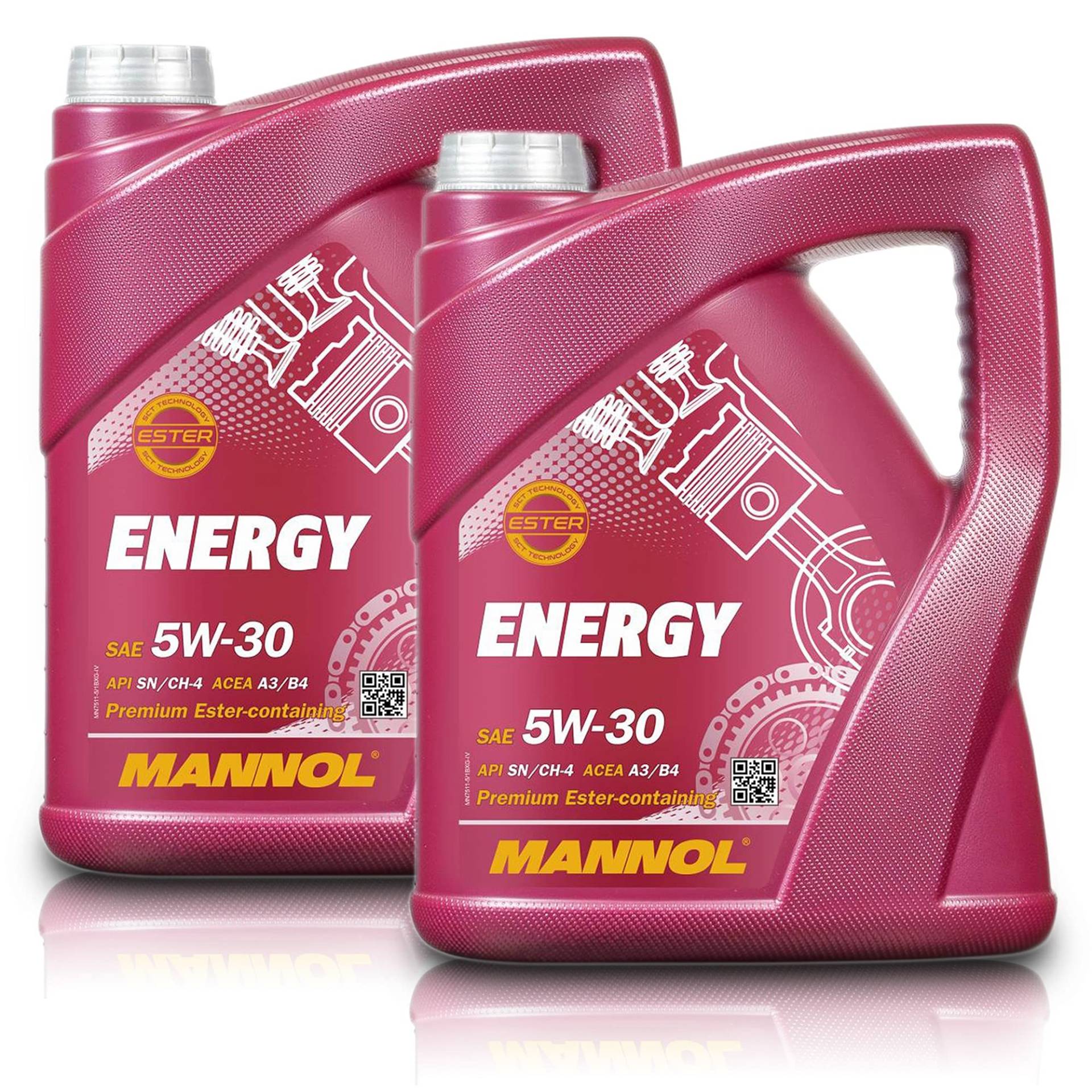 Motoröl MANNOL 5W-30 Energy API SN/CH-4 2 X 5 Liter MN7511-5 von MANNOL