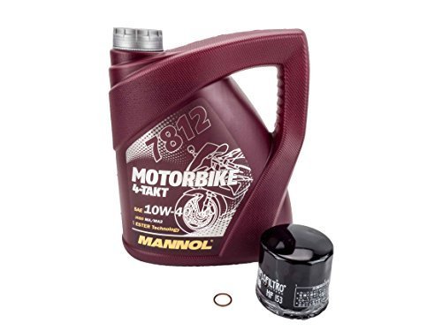 Öl + Ölfilter Set passend für Kawasaki ER-5 Twister ER500A / B-D 2001-2006 Öl + Ölfilter Set passend für Kawasaki ER-5 Twister ER500A / B-D 2001-2006 von MANNOL