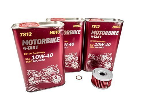 Öl + Ölfilter Set passend für Suzuki LS650 Savage NP41B 1986-2000 Öl + Ölfilter Set passend für Suzuki LS650 Savage NP41B 1986-2000 von MANNOL