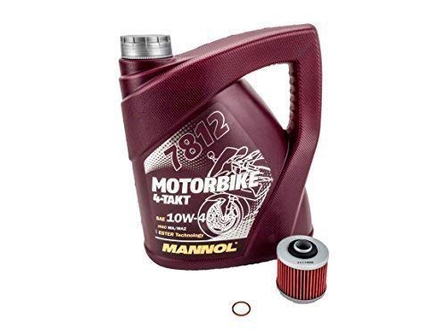 Öl + Ölfilter Set passend für Yamaha XV1100 VIRAGO 3LP 1989-1999 Öl + Ölfilter Set passend für Yamaha XV1100 VIRAGO 3LP 1989-1999 von MANNOL