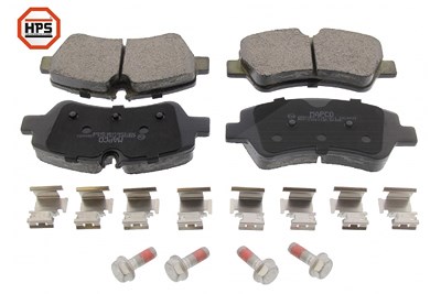 Mapco Bremsbeläge hinten (Satz) [Hersteller-Nr. 6980HPS] für Ford von MAPCO