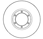 Mapco Bremsscheibe Vorderachse BELÜFTET [Hersteller-Nr. 15842] für Isuzu, Opel von MAPCO