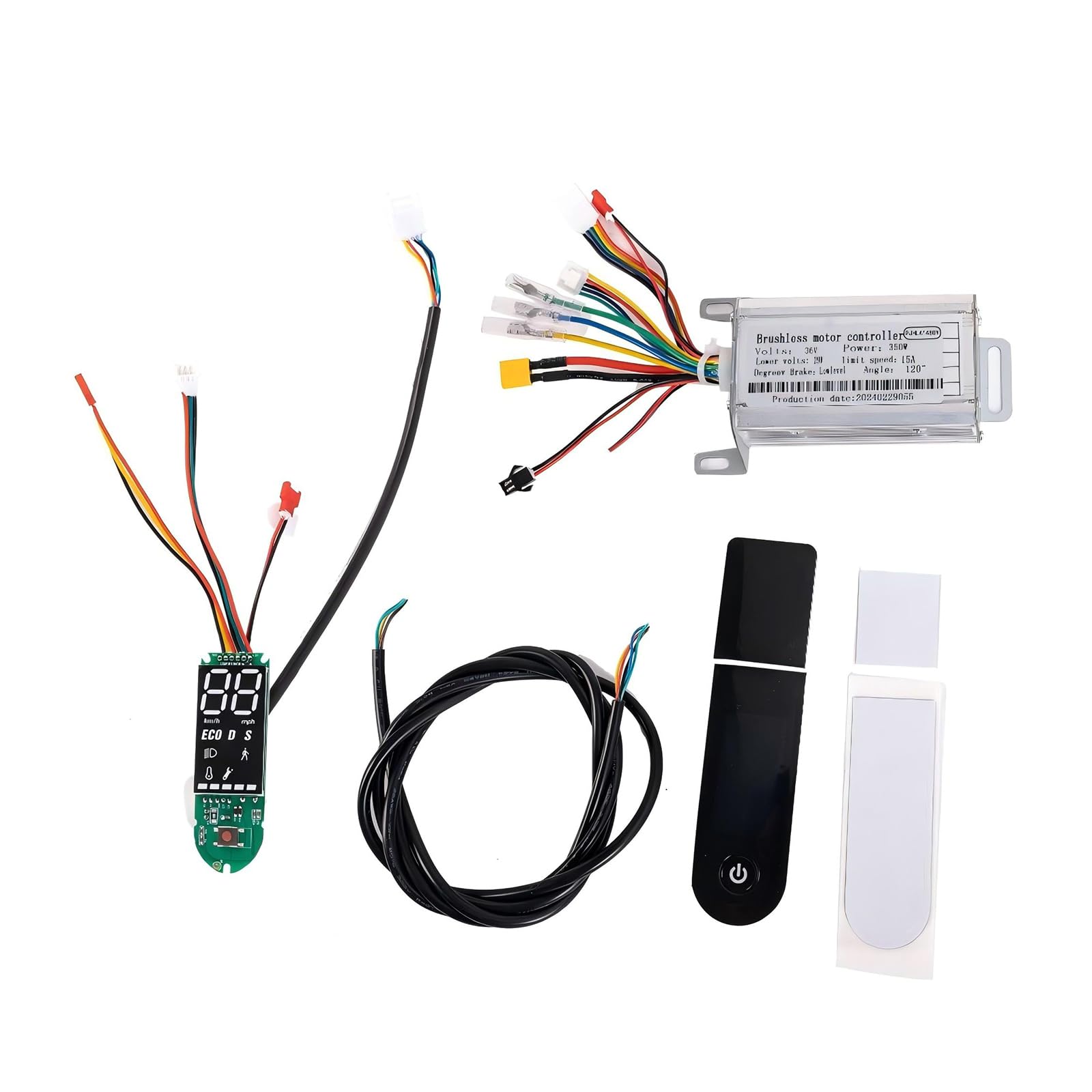 MARCBUSE Komplettes 36 V 350 W Controller-Paket enthält Messgerät und Verlängerungskabel, geeignet für Roller, Jugendliche, Studenten, Stadt-Campus MARCBUSE Komplettes 36 V 350 W Controller-Paket enthält Messgerät und Verlängerungskabel, geeignet für Roller, Jugendliche, Studenten, Stadt-Campus von MARCBUSE