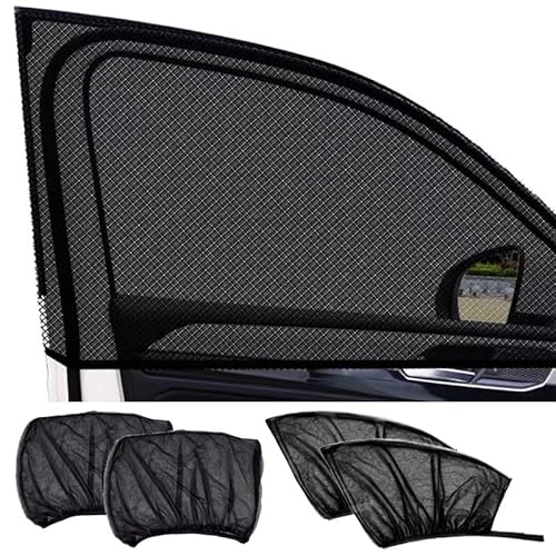 Sonnenschutz Auto 2 Stück Auto-Sonnenschutz für Seitenfenster, Netz-Sonnenblende Auto Sonnenblende (Size : B-Sedan-Front Window) von MARQI