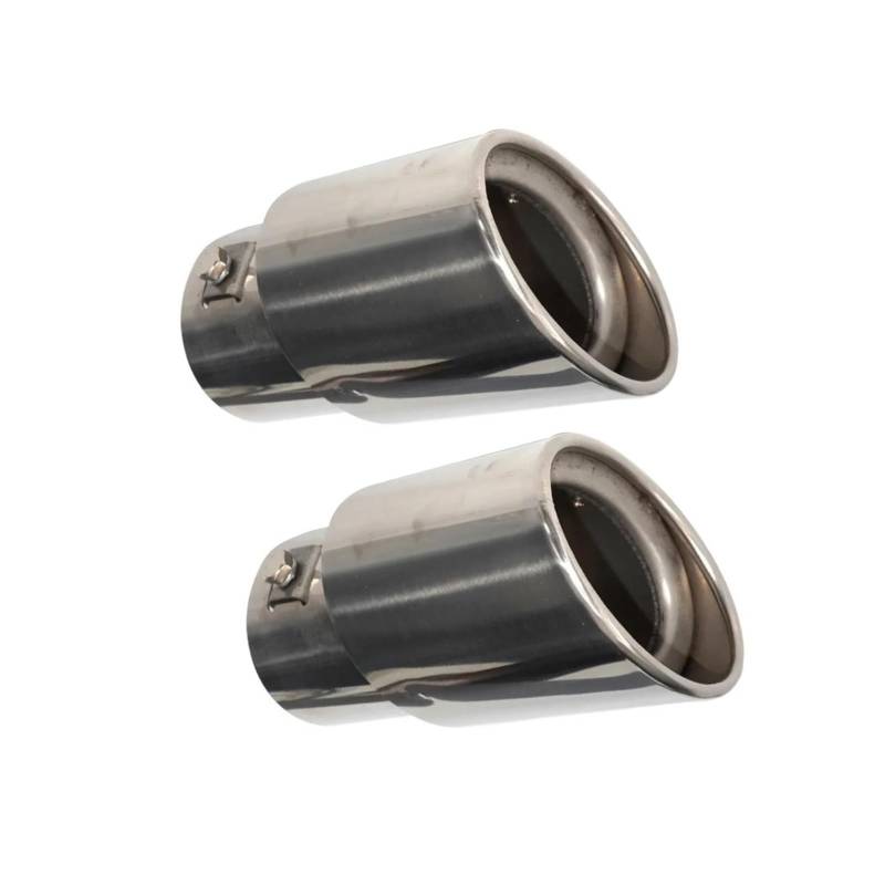 Autoschalldämpfer 2X 2,5" 63mm Edelstahl-Endrohr Auto-Auspuffendrohr Für Subaru Für Forester 2008 2009 2010 2011 2012 Auspuffrohr von MASHRGX