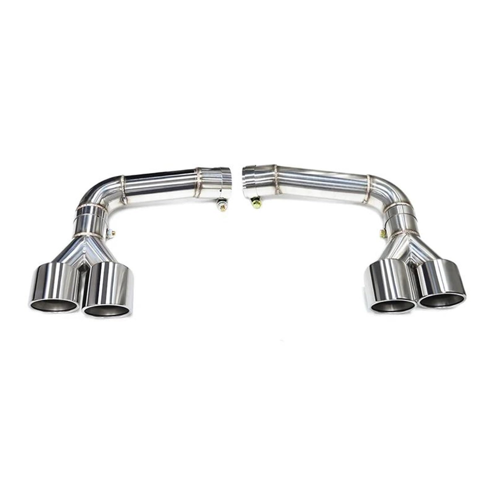 Autoschalldämpfer Auto Auspuff Spitze Schalldämpfer Spitze Auspuff System Endrohr Tunning Düse Für Q8 2020 2021 2022 Up SQ8 Quad Auspuffrohr(Silber) von MASHRGX