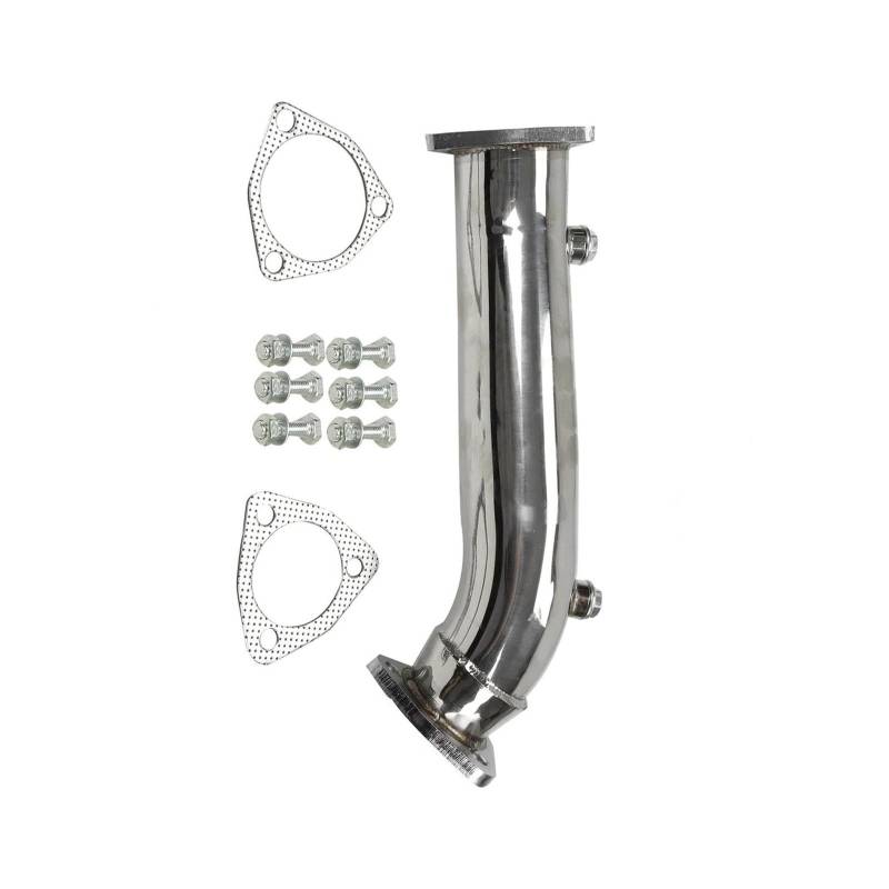 Autoschalldämpfer Edelstahl-Turbo-Downpipe-Auspuff Für VW Für P&assat 1.8T 1998 1999 2000 2001 2002 2003 2004 2005 Auspuffrohr von MASHRGX