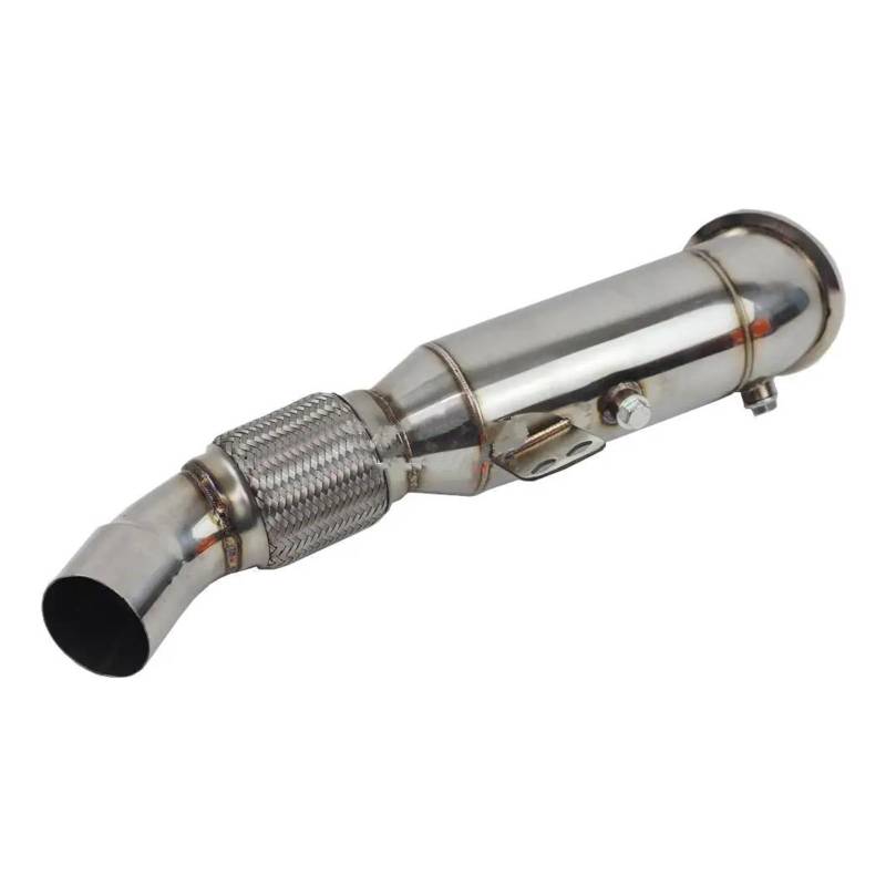 Autoschalldämpfer Für B&MW B58 M140i M240i 340i 340ix M340i M340ix 440i 440ix 540i 540ix 740i 740ix 4,5" Turbo Catless Downpipe Auspuffrohr von MASHRGX