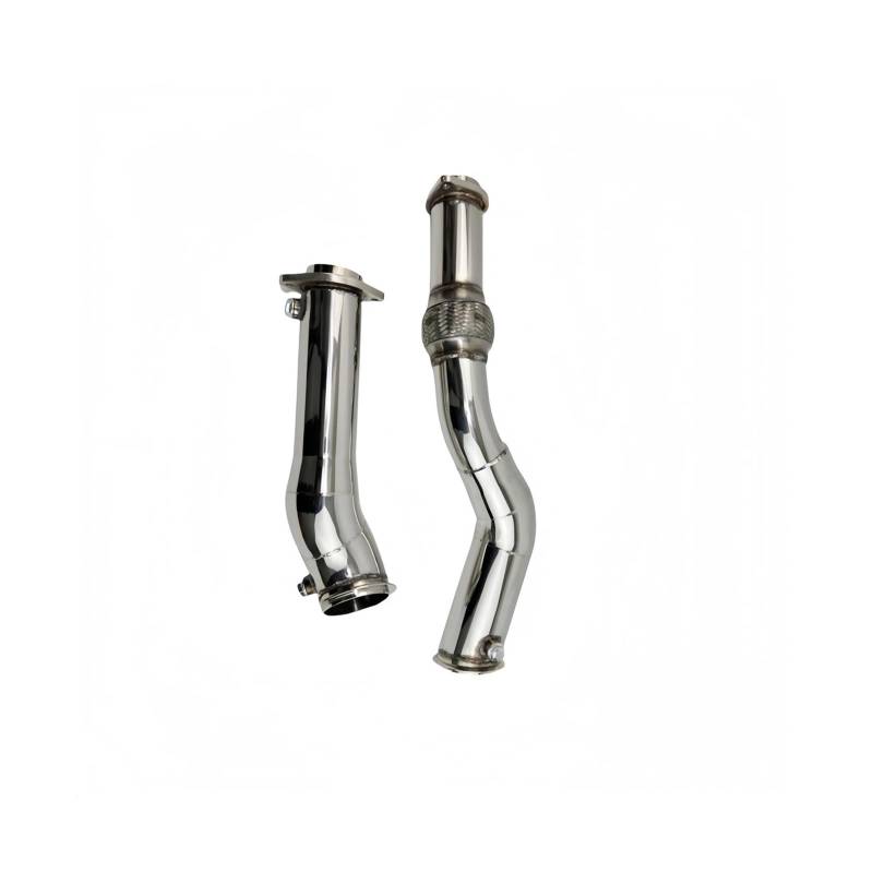Autoschalldämpfer Für B&MW M3 M4 G80 M3 M4 G82 S58 3.0T 2022 2023 2024 Auspuffrohr 3,5 Zoll Catless Edelstahl High Flow Turbo Downpipe Auspuffrohr von MASHRGX