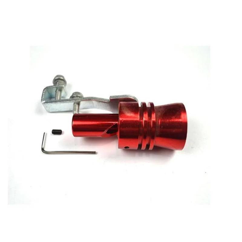 Autoschalldämpfer Für Mercedes Für Benz W211 W203 W204 W210 W124 AMG W202 Autoauspuffrohr Turbo Sound Whistle Auspuffrohr(Red) von MASHRGX