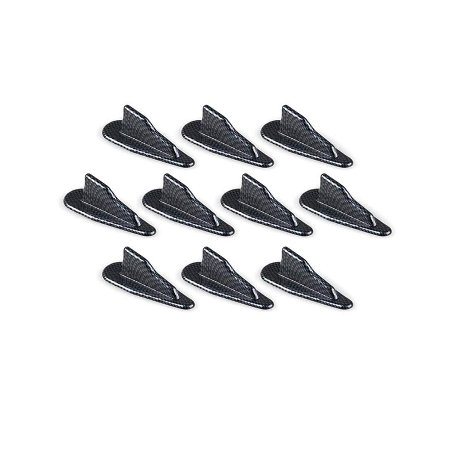 Haifischflossenspoilerflügel - MASO Universal EVO-Style PP Dach Haifischflossen Spoiler Flügel Kit Vortex Generator 10 Stück Haifischflossenspoilerflügel - MASO Universal EVO-Style PP Dach Haifischflossen Spoiler Flügel Kit Vortex Generator 10 Stück von MASO