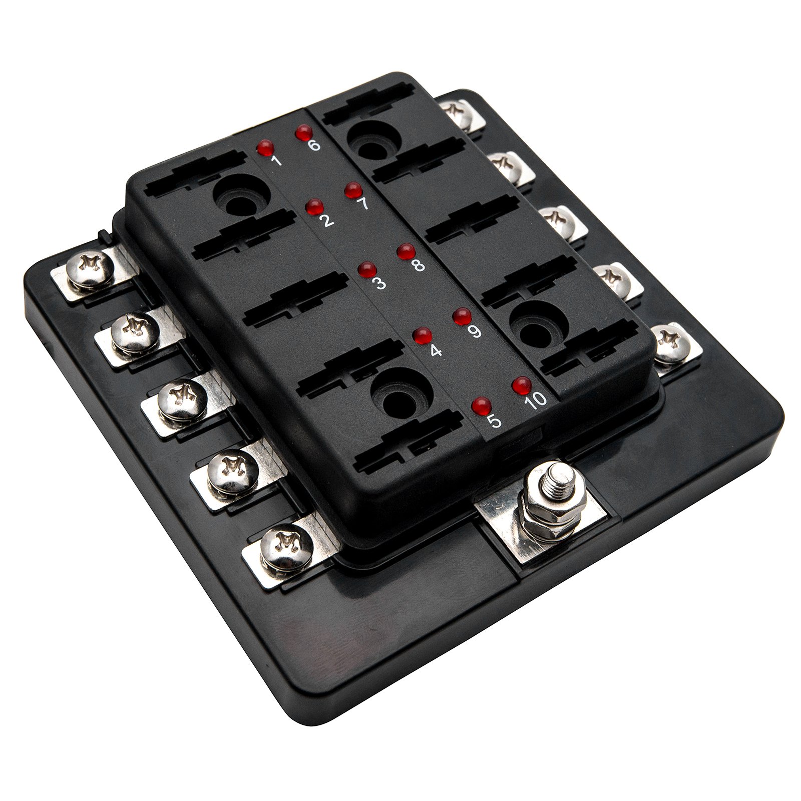 KFZ Sicherungskasten – Maso Boot 10 Wege Universal Standard 12 V Volt ATC Blade Fuse Box/Cover Camper Van KFZ Sicherungskasten – Maso Boot 10 Wege Universal Standard 12 V Volt ATC Blade Fuse Box/Cover Camper Van von MASO