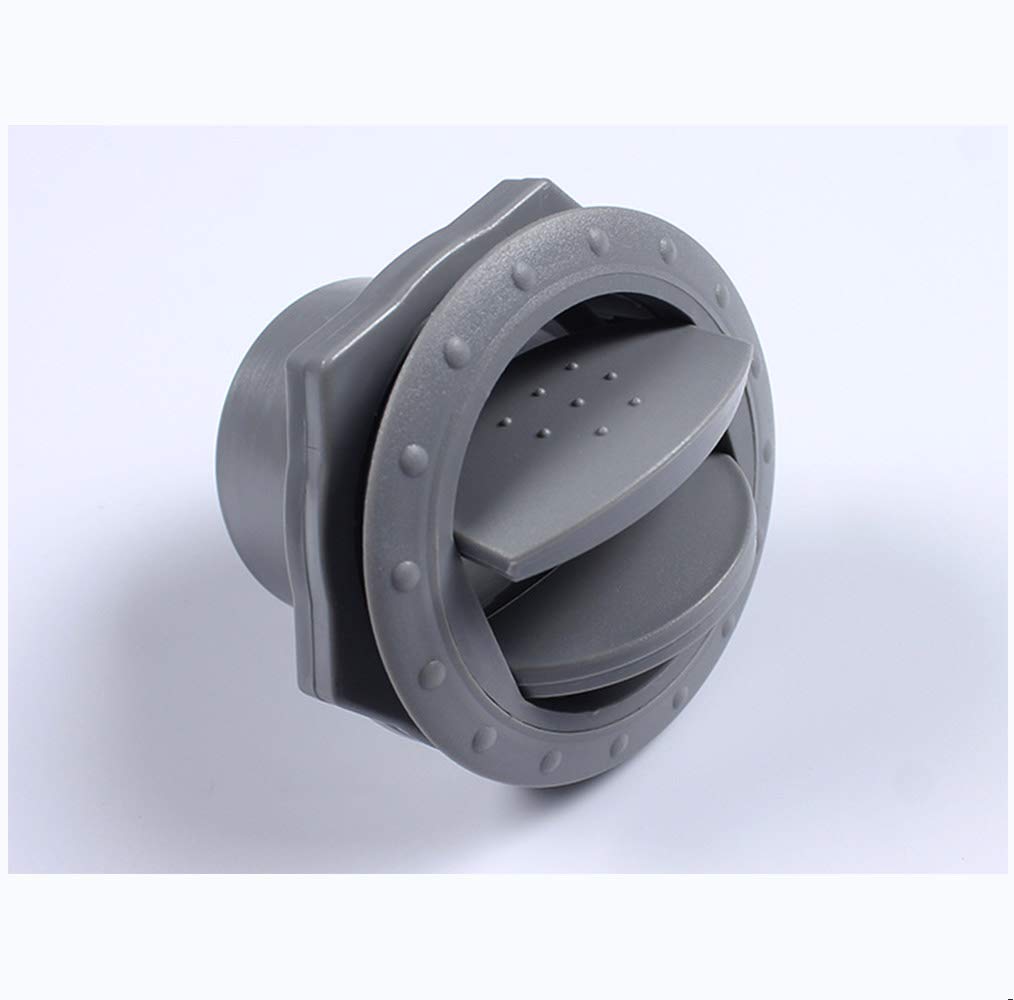 MASO 60mm Grau runder AC Universal-Luftauslass-Entlüftung mit Luftschlitzen auf dem Armaturenbrett, 360 ° verstellbarer runder Galvanik-Knopf Dachlüfter für Wohnmobil Bus Boot Yacht MASO 60mm Grau runder AC Universal-Luftauslass-Entlüftung mit Luftschlitzen auf dem Armaturenbrett, 360 ° verstellbarer runder Galvanik-Knopf Dachlüfter für Wohnmobil Bus Boot Yacht von MASO