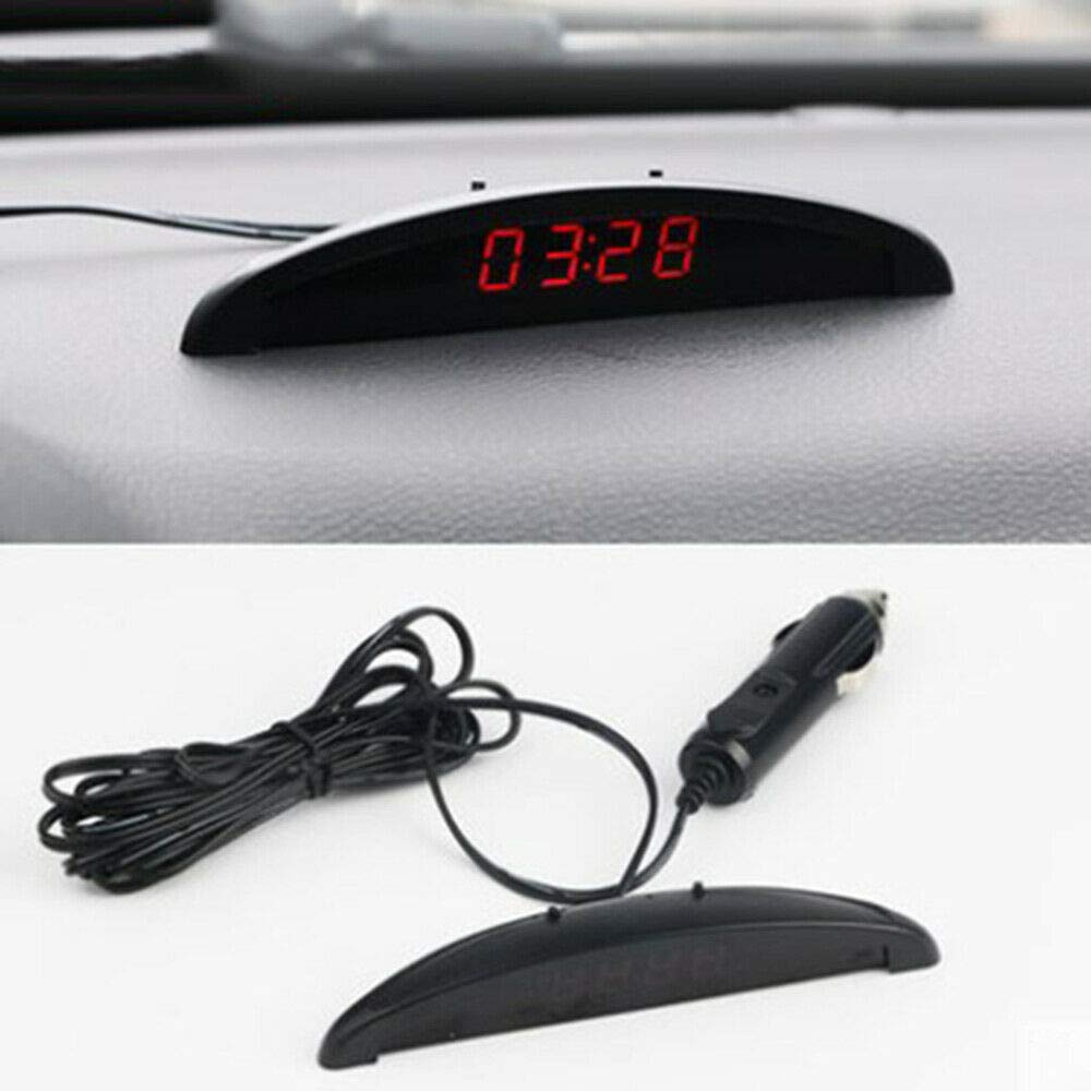 MASO Auto Digital Uhr Thermometer Spannungsmesser Rot MASO Auto Digital Uhr Thermometer Spannungsmesser Rot von MASO